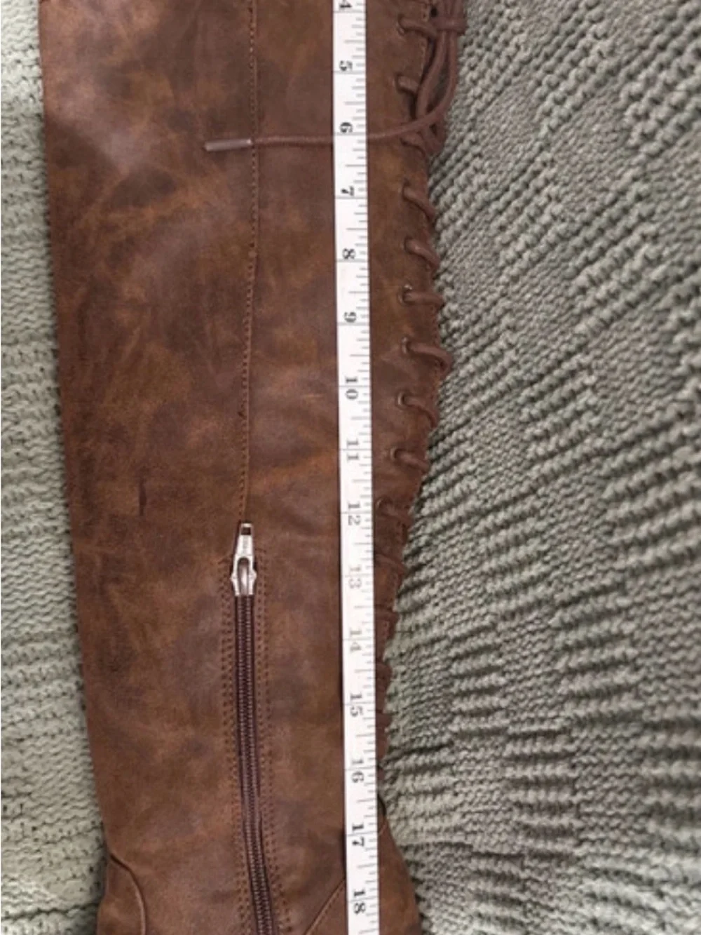 White Mountain Brown Suede knee high Boot